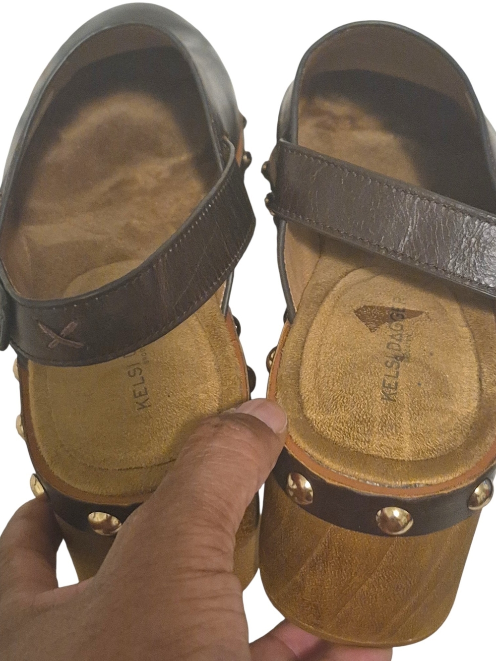 Kelsi Dagger Brooklyn Warehouse Slingback Platform Clog Sz US12 - Picture 6 of 9
